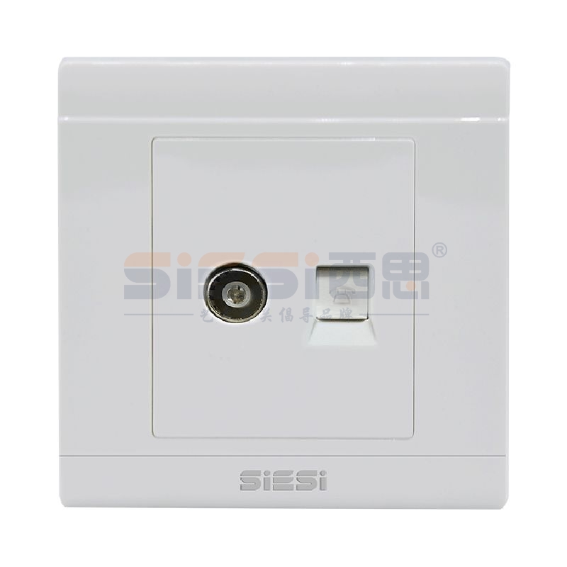 一位电视、、电话插座