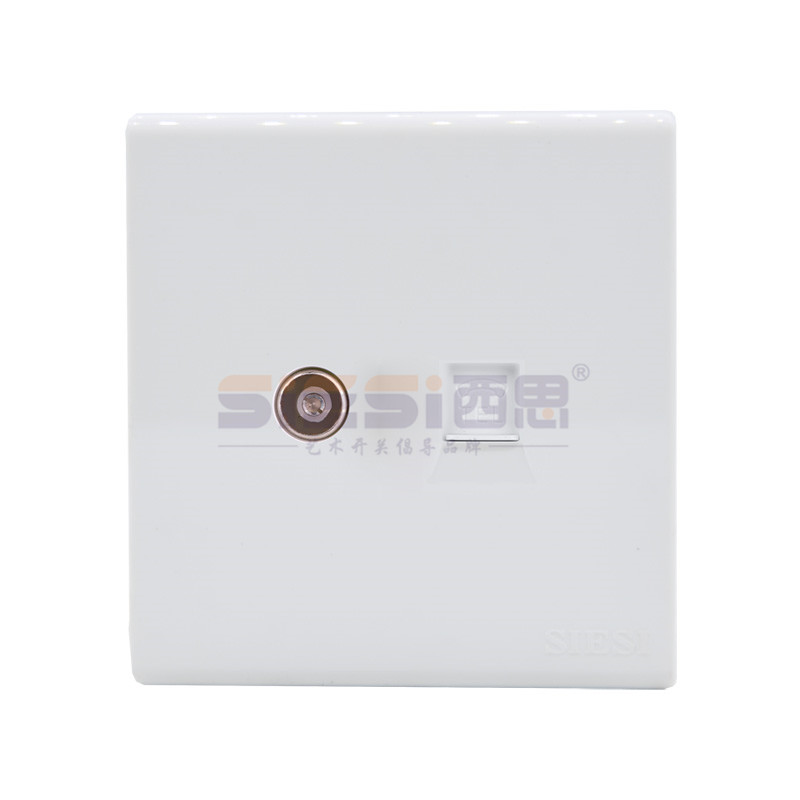 一位电视、电话插座