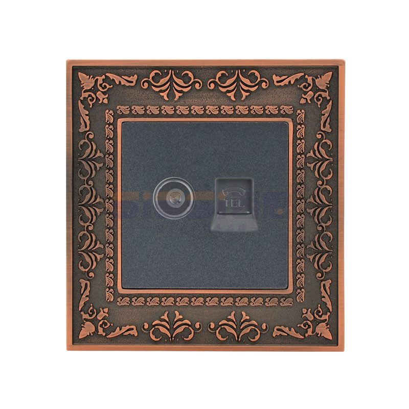 一位电视、、电话插座